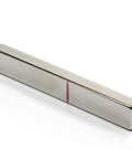 Neodymium Bar Magnet N45 3 By One Half By One Quarter Inch With 3M Foam Adhesive Seriously Strong Rare Earth Magnet For Crafting School Projects DIY Science Research Education And STEM Activities displayed on a white surface.