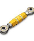 Gold Gear Shift Linkage Assembly For Harley Street Bob FXBBS 114 2021 2024 And Low Rider S FXLRS 114 2020 2024 Replacement For 33600125 Built Tough With Anodized Aluminum And Zinc Plated Ball Socket Bearings For Ultra Smooth Easy Gear Shifts, gold linkage with ball ends