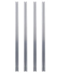 Top Tier 4040 T Slot Aluminum Extrusion Profile Silver Anodized Linear Rail Set of 4, 1000mm length for CNC projects.