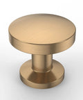Single knob from Champagne Bronze Cabinet Knobs Set, 10 Pack Dope Zinc Hardware For Kitchen Cabinets And Dresser Drawers, Drawer Knobs And Pulls