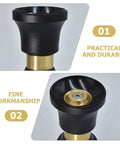 Hella Slick High Performance Water Sprinkler Head with Zinc Alloy Nozzle showing durable black design and fine workmanship.