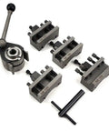 Quick Change Tool Post Holder For Mini Lathe Size Aa Multifix With Ground Gearing, Precision Tool Post, Adjustable Height