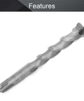 Side view of Utoolmart 12mm x 150mm carbide-tipped masonry drill bit for SDS rotary hammer