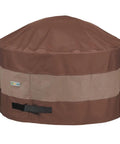 Ultimate Waterproof 34 Inch Round Fire Pit Cover For Outdoor Patios, Fits Pits Up To 34 Inch Diameter And 24 Inch High, Weatherproof