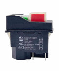 Electromagnetic Pushbutton Switch Set, 4 Pin, 1/2 HP, Double Pole, 16A At 120V, Compatible With 120V And 220V Systems, Heavy Duty