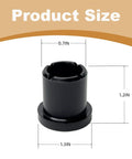 Premium Upper And Lower A Arm Suspension Bushings With Flanged Sleeve Isolators For John Deere Gator Xuv 625i 825i 855d 4x4 5e 6e 6d product size detail 0.7in inner diameter