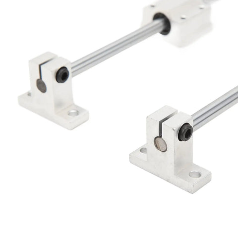 Stainless Steel Linear Motion Kit For 3D Printers And Engraving Machines With 8mm Shaft And SC8UU Slide Blocks, Smooth, Precise Motion System Built For DIY Automation And Boss Level Industrial Projects. 8mm rail with SC8UU blocks