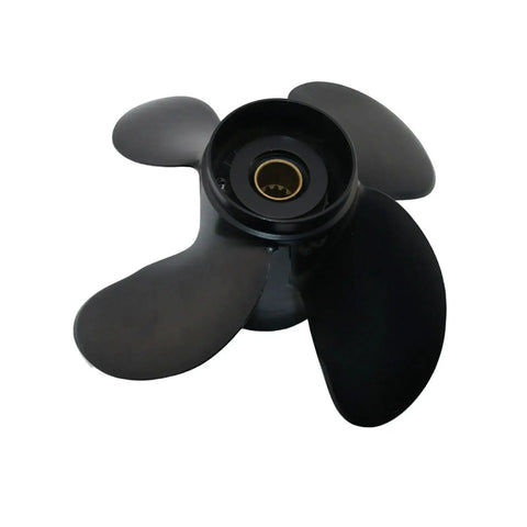 Outboard Propeller 10.3x13 Pitch Four Blade Beefed Up Aluminum Right Hand 13 Spline For Mercury Mariner Marathon Seapro