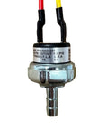Close-up of OEM Air Compressor Pressure Switch N003307SV for Porter Cable and Bostitch, showing wires and metal connector.