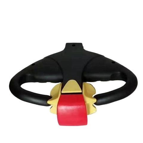 Top Quality REMA 9400-00 Tiller Head Operating Handle Actuation Lever For Excavator Forklift Parts Smooth Control Durable Build Ready To Install And Rock Your Heavy Equipment Game With This Essential Component showing black handle with red and gold accents.