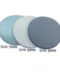 Awesome 5 Inch 125 Mm Round Sanding Discs With Hook Loop Backing For Polishing Metal Wood And Rust Removal On Cars Or Furniture Surfaces, assorted grit options.