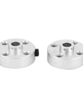 Two Pack Metal Axle Hubs With Set Screws For Tetrix Robotics, Built Beefy For 4.7mm D Shafts, Easy Install, front view