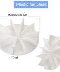 Plastic fan blade for Bathroom Vent Fan Motor Replacement Kit 50CFM 120V, compatible with Nutone Broan, 113 mm diameter.