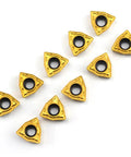 Pro Grade Carbide Turning Inserts WCMT06T304 WCMT32.51 Diamond 55 Degree Chipbreaker For CNC Lathe Turning, 10 Pack