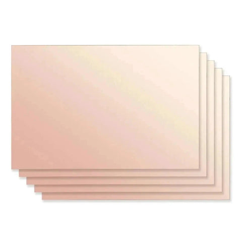 FR-4 Fiberglass Double Sided Copper Clad PCB Prototyping Boards Kit For DIY Electronics Projects 5Pcs in stacked view