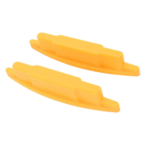 GOWENIC 2PCS Magnetic Stud Finder for Drywall and Wood, durable yellow ABS material, designed for effective wall stud locating.