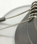 Close-up of DJVHSRI Recessed Lighting Housing Trim Kits with thin aluminum downlight components and attachment springs.