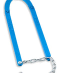 Beefy Heavy Duty Fence Wire Tightener Tool for Barbed Wire and Electric Fences showing blue steel frame with chain