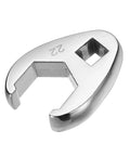 Beefy Crowfoot Wrench for Mechanics in Three Eighths Inch Drive 22mm Flare Nut Open End Chrome Plated 40Cr Steel Heavy Duty Crowfoot Tool for Automotive Repair and Maintenance, 22mm chrome