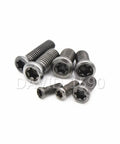 Premium Grade 12.9 Torx Head Machine Screws For CNC Lathe Tool Holders And Carbide Indexable Insert Clamping Bolts, assorted sizes.