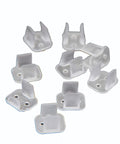 Must Have LED Neon Mounting Clips Pack 200 Durable PVC Fixing Clips For 6mm Neon Flex Strips Clear Transparent Reusable