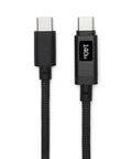 Check Out This Cool DJI Power 7A USB-C Cable With A Built-In OLED Display That Shows Real-Time Voltage And Current For Fast 240W Charging Sessions That Are Totally Legit. Braided 1M cable with USB-C connectors and OLED display.
