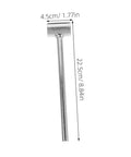 Adjustable Door Hinge Adjustment Tool For Precise Door Alignment And Smooth Operation Single Head Spanner Lever Design For Easy Hinge Calibration At Home For DIYers SOLUSTRE, metal construction with dimensions labeled