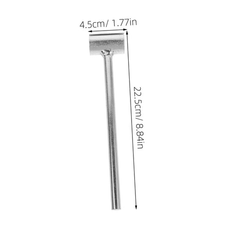 Adjustable Door Hinge Adjustment Tool For Precise Door Alignment And Smooth Operation Single Head Spanner Lever Design For Easy Hinge Calibration At Home For DIYers SOLUSTRE, metal construction with dimensions labeled