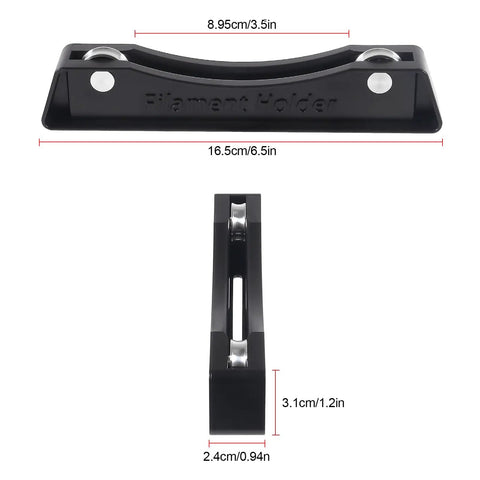 Upgrade Your Rig With These Slick Universal 3D Printer Filament Spool Holder Duo Set Featuring Smooth As Butter Rolling Bearings And Anti Snag Groove Design For Hassle Free Printing And Stable Feed All Day Long