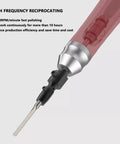 No Nonsense Pneumatic Reciprocating Sander Pen Delivering Sick 35000 Rpm Performance For Fast Detail Sanding And Polishing Projects, showing sander pen head.