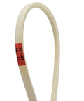 41 Inch Outer Girth Industrial M41 Sewing Machine V Belt With Rubber Triangle Profile shown looped in a white background