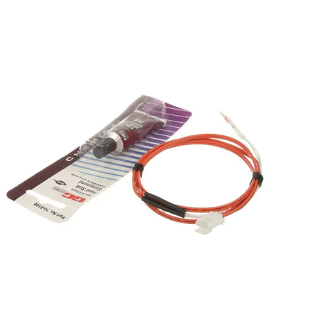 Thermistor With Sealant Replacement For Commercial Refrigerator Equipment Replaces Hoshizaki 429006-03 Part No Drop In Kit Made In USA Multicolor Sensor Designed For Accurate Temperature Sensing And Reliable Sealant Protection, orange wire sensor kit