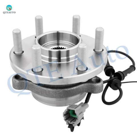 Pair Of Front Wheel Hub Bearing Assemblies For Nissan Pathfinder 2005-2012 4x4 Front Hub Replacement OEM Quality Easy Install
