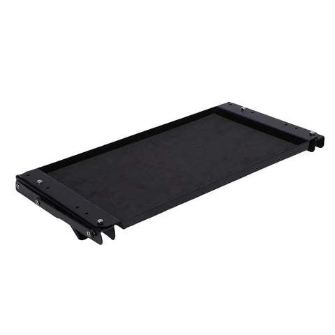 Magnetic Tool Tray With Aluminum Alloy Foldable Work Platform, Ultra Strong Magnetic Surface, No Drill Required in flat view.