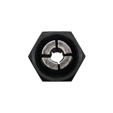 Top view of One Fourth Inch Self Releasing Router Collet Replacement RC025DW 2610906283 Thickened Design showing intricate design details.