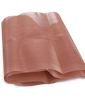 Heavy Duty Copper Mesh Screen 80 Mesh 12 Inch By 40 Inch Woven Copper Wire Filter Screen For Filtration And Sifting folded view
