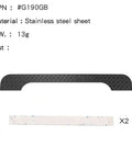 Stainless Steel Checkered Plate Roof And Body Protection Kit for H8H with steel sheet marked G190GB, showing design details.