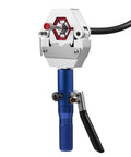 Hydraulic Hose Crimper Kit with 7 Dies for Auto AC Repair, Snap-On Hydra-Krimp Manual Hydraulic Crimp Tool shown in close-up
