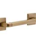 Vero 12 Inch Concealed Mount Shower Arm in Champagne Bronze with 3 Inch Square Flanges, Rust Resistant Finish