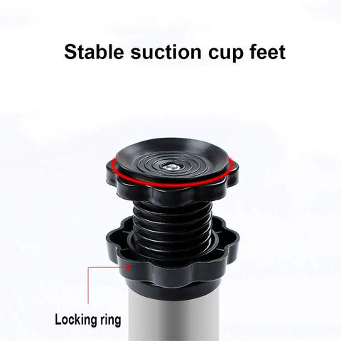 Locking ring of Adjustable Stainless Steel Appliance Base Stand for Washing Machines with stable suction cup feet