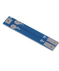 Heavy Duty 2S 7.4V 8.4V 8A 18650 Charger Pcb Bms Protection Board For Li Ion Batteries blue PCB board with labeled connections.
