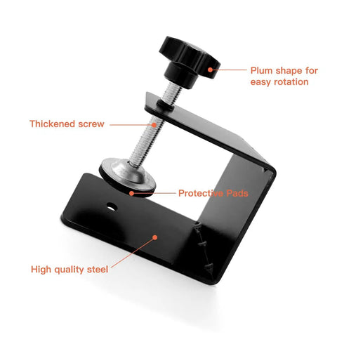 Heavy Duty Cold Rolled Steel C Clamps For Drawer Front Installation And Cabinet Assembly With Thick Anti Slip Rubber Pads Lock It Down Tight Bang For Your Buck Shop Ready Set Of Four with thickened screw and protective pads.