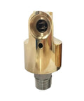 Beefy 360 Rotary Swivel Joint For Water Air And Oil Systems, 1 Inch Brass Coupling With Left Thread, Heavy Duty DN25, HD25, 360 Degree Rotation Union, Spray Connector front view
