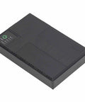 Compact 10400mAh UPS Battery Backup With 36W Output for routers, black portable design, ideal for home office internet reliability.