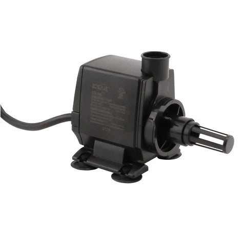 Fixed Flow Submersible Or Inline Water Pump For Aquariums Ponds Fountains And Hydroponics 396 GPH 36 Watt UL Listed Black