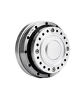 Side view of Harmonic Drive Reducer Strain Wave Gearbox HS17IV for Servo Motors with high torque and compact design.