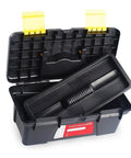 Lightweight 10 Inch Two Layer Plastic Toolbox For Organizing Tools And Small Machinery Parts Portable Tool Box Case With Ample Compartments