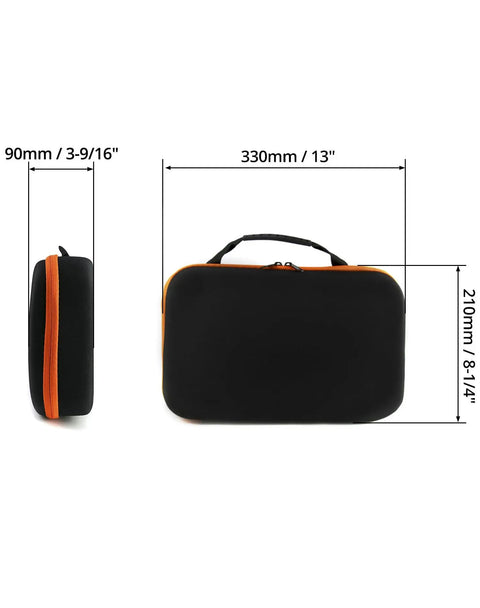 Heavy Duty Oxford Cloth Tool Case Replacement 2 Pack Water Resistant Gear Keeper With Inner Mesh Bag Organizer Keep Your Drill Kit Sweet And Snug For Shop Grind And Handy Work