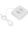 Ultra Compact Portable USB Dishwasher For Kitchen Sink, White Ultrasonic Cleaner with power cord and sleek design.