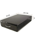 Large Capacity Coffee Pod Storage Drawer With A Slick Glide Rail, Heavy Duty Capsule Organizer Rack with dimensions 39 x 26.5 x 8.5 CM.